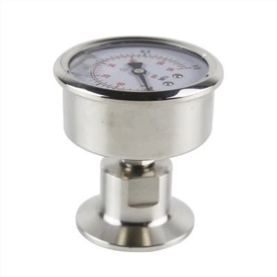 Mesurydd Pwysau Diaphragm Tri Clamp